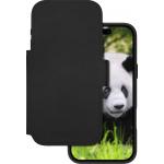 Folio Coque Magn&eacute;tique MagSafe iPhone 18 Pro Max / 17 Pro Max Lynge Cuir Fonction Stand Noir