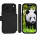 Folio Coque Magn&eacute;tique MagSafe iPhone 18 Pro Max / 17 Pro Max Lynge Cuir Fonction Stand Noir