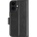 Folio iPhone 16 Oslo Pro Cuir Vegan Fonction Stand Noir - Certifié GRS