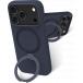 Coque MagSafe iPhone 18 Pro / 17 Pro Roskilde Kickstand ICON + Anneau stand vid&eacute;o Deep Water - Certifi&eacute; GRS