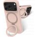 Coque MagSafe iPhone 18 Pro / 17 Pro Roskilde Kickstand ICON + Anneau stand vid&eacute;o Pink Sand - Certifi&eacute; GRS