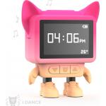 Dancing Clock animals Bluetooth® 3W Pink