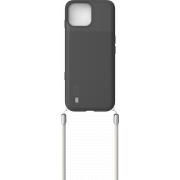 Coque Doro Aurora A30 + Bandoulière Graphite Noir