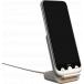 Chargeur sans fil 20W Qi Stand + Chargeur Blanc et Argent