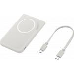 Powerbank sans fil MagSafe 5000mAh 15W Qi 1 port USB C 20W PD/QC Gris