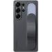 Coque Samsung Galaxy S25 Ultra Silicone Grip avec Lani&egrave;re Fonction Stand Noire