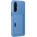 Coque Samsung Galaxy A17 4G/5G Card Slot Porte-carte intégré Bleue Arctique