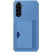 Coque Samsung Galaxy A17 4G/5G Card Slot Porte-carte intégré Bleue Arctique