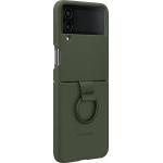 Coque Samsung G Z Flip 4 Silicone avec anneau Kaki Samsung