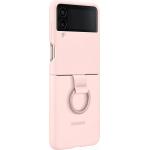 Coque Samsung G Z Flip 4 Silicone avec anneau Rose Samsung
