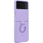 Coque Samsung G Z Flip 4 Silicone avec anneau Lavande Samsung