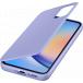 Folio Samsung Galaxy A34 5G S View Cover avec fenêtre transparente Violet