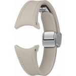 Bracelet Hybride en Simili cuir pour G Watch Series 4/4 Classic/5/5 Pro/6/6 Classic 115mm, S/M Taupe Samsung