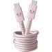 USB C to USB C Fabriq Cable 2m Smokey Pink Fresh'n Rebel