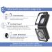 Coque renforc&eacute;e Magnet Samsung Galaxy Z Flip 6 / Flip 7 FE DUO Frost 2m Noire + Garantie &agrave; vie