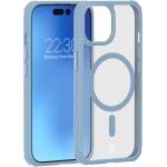 Coque renforcée MagSafe iPhone 15 AIR Frost 3m Bleu Ciel + Garantie à vie