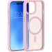 Coque renforcée MagSafe iPhone 15 Plus AIR Frost 3m Rose + Garantie à vie