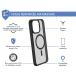 Coque renforcée MagSafe iPhone 15 Pro Max AIR Frost 3m Noire + Garantie à vie