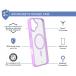iPhone 16 Magnetic MagSafe Reinforced Case AIR Frost 3m Pink + Lifetime Warranty