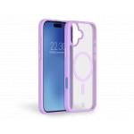 Coque renforcée Magnétique MagSafe iPhone 16 AIR Frost 3m Rose + Garantie à vie