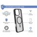 iPhone 16 Pro Max MagSafe Reinforced Case AIR Frost 3m Black + Lifetime Warranty