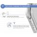 iPhone 13 mini Reinforced Case AIR 2m Transparent + Lifetime Warranty