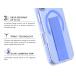 iPhone 16 MagSafe Reinforced Case AIR Grip 3m Blue + Lifetime Warranty