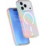 Coque renforc&eacute;e MagSafe iPhone 18 Pro / 17 Pro AIR 3m Transparente Holographique + Garantie &agrave; vie