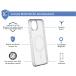 Coque renforc&eacute;e MagSafe iPhone 14 Plus AIR 3m Transparente + Garantie &agrave; vie