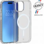 Coque renforc&eacute;e MagSafe iPhone 15 AIR Origine France Garantie 3m Transparente + Garantie &agrave; vie - Origine France Garantie