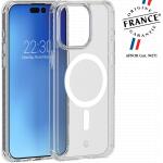 Coque renforc&eacute;e MagSafe iPhone 15 Pro Max AIR Origine France Garantie 3m Transparente + Garantie &agrave; vie - Origine France Garantie