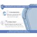 Coque renforcée MagSafe iPhone 16 AIR 3m Transparente Bleu Vrac