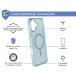 Coque renforcée MagSafe iPhone 16 AIR 3m Transparente Verte Vrac