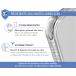 Coque renforc&eacute;e MagSafe iPhone 16 AIR Origine France Garantie 3m Transparente + Garantie &agrave; vie - Origine France Garantie