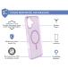Coque renforcée MagSafe iPhone 16 AIR 3m Transparente Rose Vrac