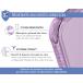 Coque renforcée MagSafe iPhone 16 AIR 3m Transparente Rose Vrac