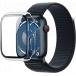 Coque renforcée Apple Watch 7/8/9 45mm avec écran tactile 45mm Transparente + Garantie à vie