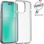 Coque renforc&eacute;e iPhone 14 Pro Max FEEL Origine France Garantie 2m Transparente + Garantie &agrave; vie - Origine France Garantie