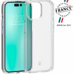 Coque renforc&eacute;e iPhone 15 Pro FEEL Origine France Garantie 2m Transparente + Garantie &agrave; vie - Origine France Garantie