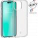 Coque renforc&eacute;e iPhone 15 Pro FEEL Origine France Garantie 2m Transparente + Garantie &agrave; vie - Origine France Garantie