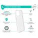 Coque renforc&eacute;e iPhone 15 FEEL Origine France Garantie 2m Transparente + Garantie &agrave; vie - Origine France Garantie