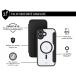 Folio renforcé MagSafe iPhone 16 2m Noir + Garantie à vie