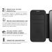 Folio renforc&eacute; MagSafe iPhone 18 Pro / 17 Pro 2m Noir + Garantie &agrave; vie