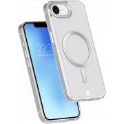 Coque renforc&eacute;e MagSafe iPhone 17e / 16e METAL 2m Transparente Contour M&eacute;tal Gris + Garantie &agrave; vie