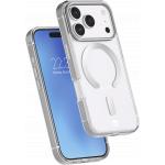 iPhone 18 Pro / 17 Pro MagSafe Reinforced Case METAL 2m Transparent Metal Grey Outline + Lifetime Warranty