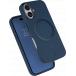 Coque renforc&eacute;e MagSafe iPhone 17 PLATINIUM 2m Bleu marine + Garantie &agrave; vie