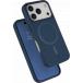 Coque renforc&eacute;e MagSafe iPhone 18 Pro Max / 17 Pro Max PLATINIUM 2m Bleu marine + Garantie &agrave; vie