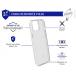 Coque renforc&eacute;e iPhone 15 PULSE 3m Transparente + Garantie &agrave; vie - Origine France Garantie