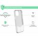Coque renforc&eacute;e iPhone 12 mini PURE 1m Transparente + Garantie &agrave; vie
