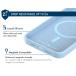 iPhone 15 MagSafe Reinforced Case Silicone 2m Sky Blue + Lifetime Warranty